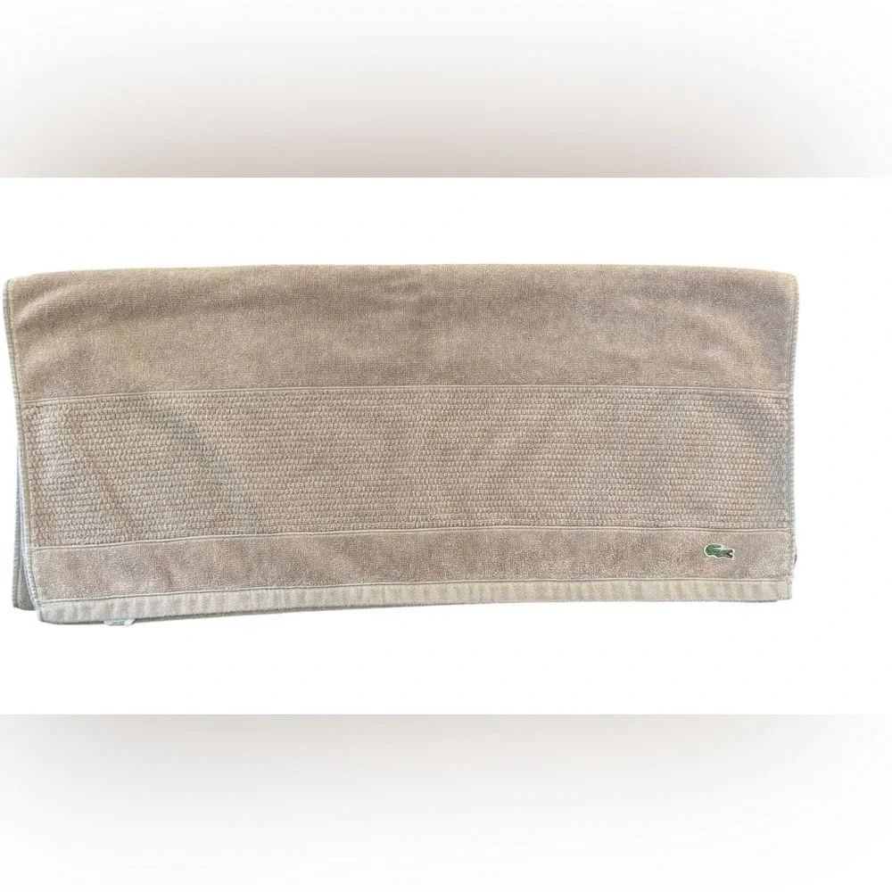 Lacoste Heritage 100% Supima Cotton Bath Towel 30